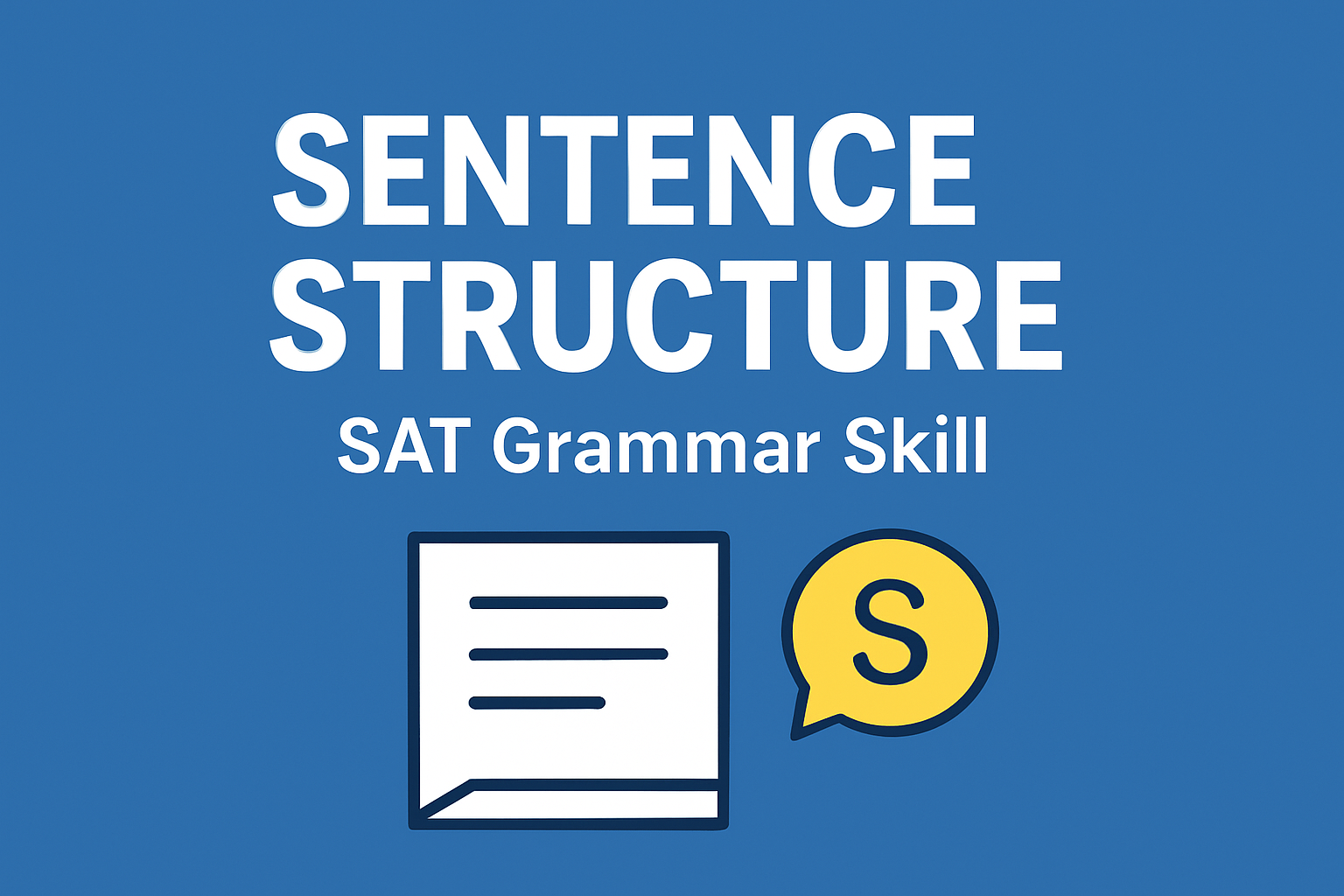 Mastering “Sentence Structure” for SAT Success