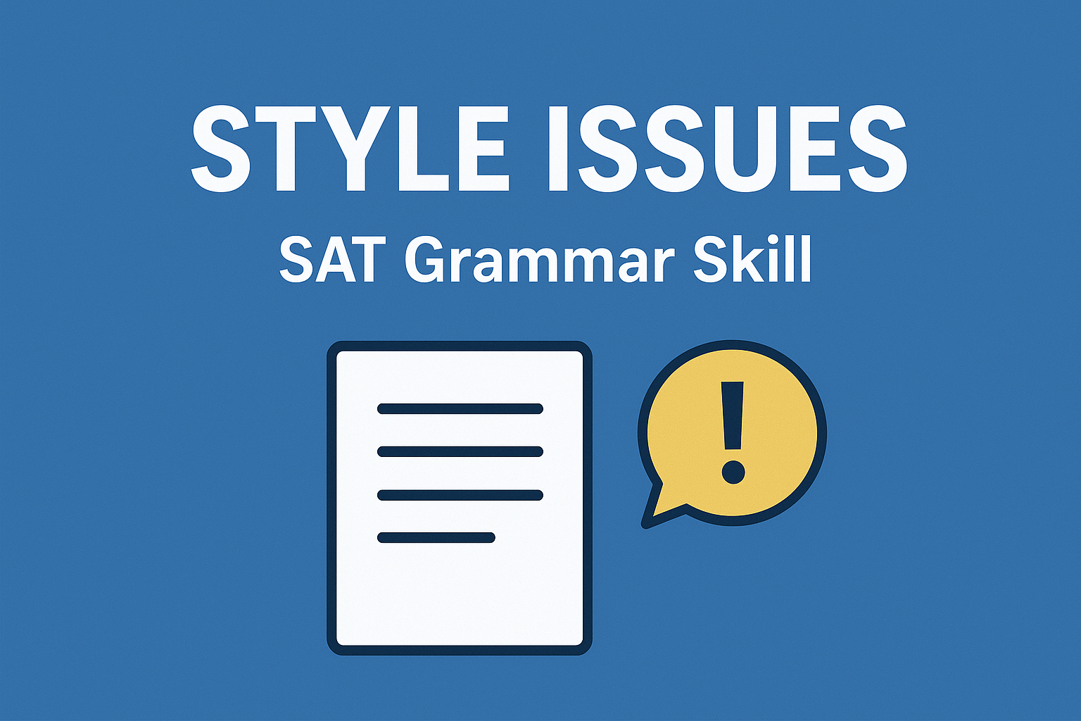 Mastering “Style Issues” for SAT Success